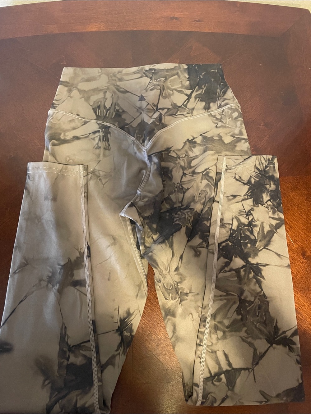Tie-Dye Leggings - brown/Black